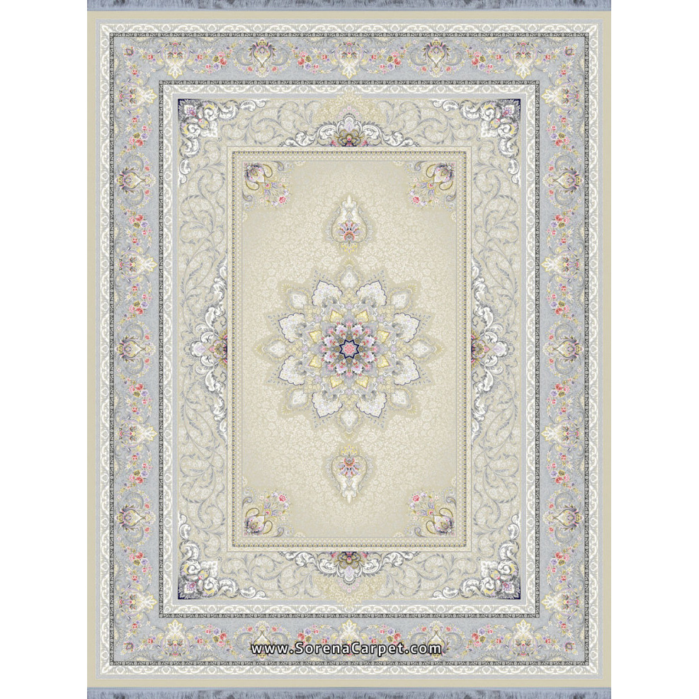 Machine-made carpet, 1000 combs, 14 colors, all-embossed Celine Moka design