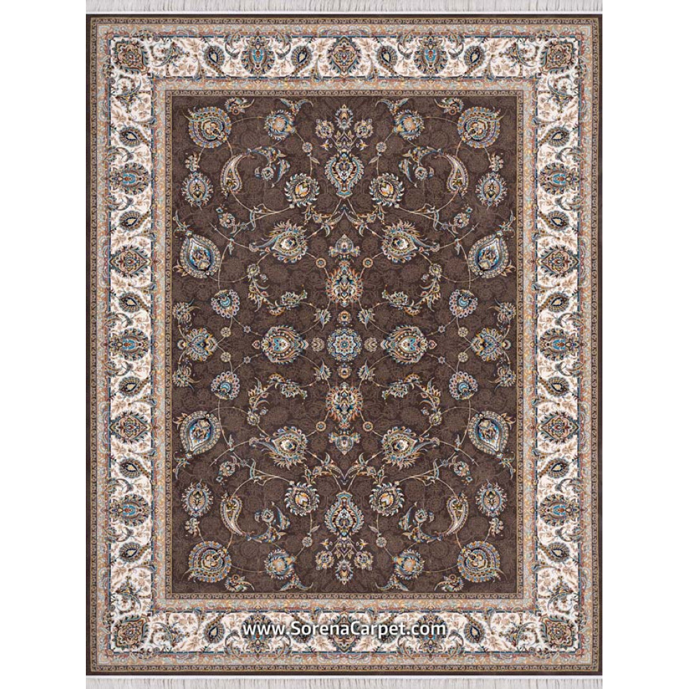 1000-comb machine-made carpet with a walnut pattern
