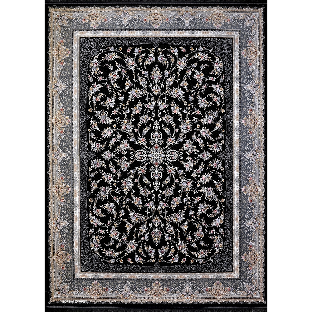 Machine-made carpet 1000 combs, 14 colors, all-embossed Saran Ocean design