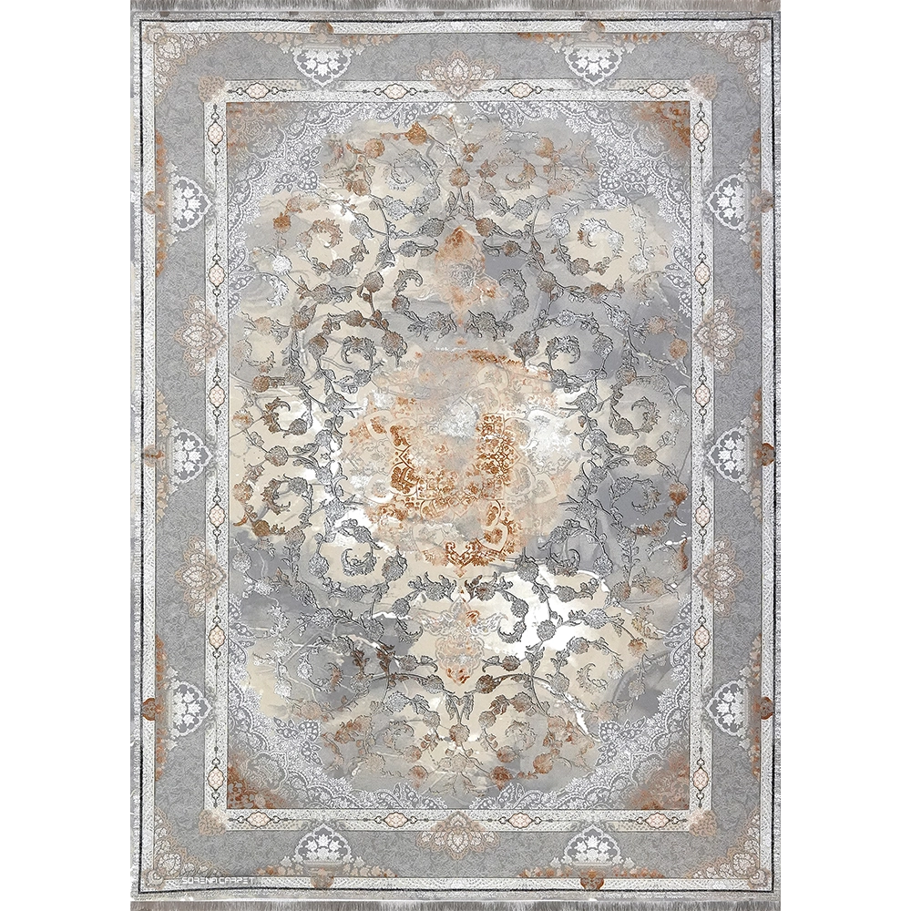 1000 comb 14-color machine rug with all-embossed sarvenaz Vintage design
