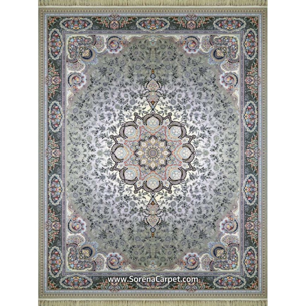 Machine-made carpet 1200 comb palladium cashmere design